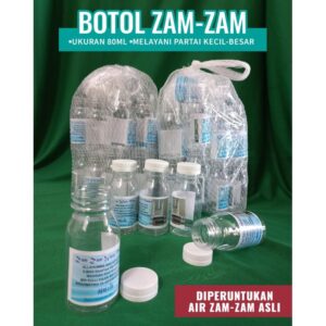 BOTOL AIR ZAM-ZAM 80ML 25 PCS