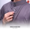 ASYRAF JUBAH SAUDI POLOS ANAK KERAH TEGAK - Image 4
