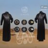 ALNOOR JUBAH BORDIR MANSET HITAM DEWASA - Image 2