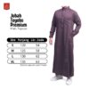 ASYRAF JUBAH SAUDI TOYOBO PREMIUM MANSET - Image 2