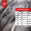 ALNOOR JUBAH BORDIR HITAM  NON MANSET REMAJA - Image 2