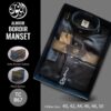 ALNOOR JUBAH BORDIR HITAM  NON MANSET REMAJA - Image 8