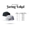 SYIRKUH PECI JARING LOKAL PUTIH-HITAM - Image 4